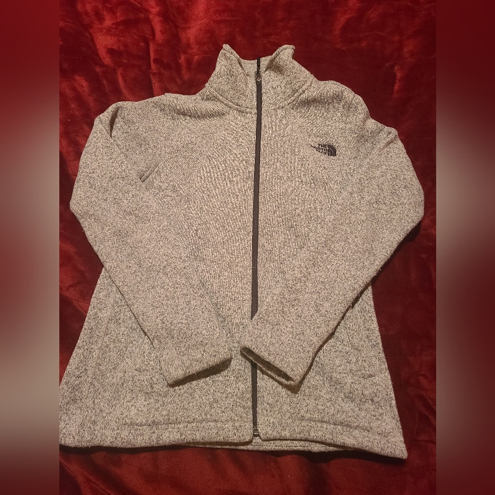 The North Face Women's Gray Full-Zip Jacket Sz. S